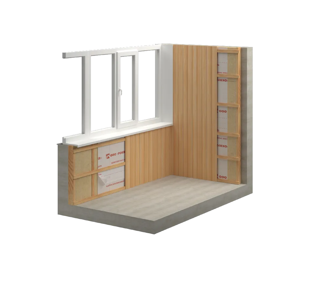 Утепление балкона