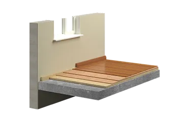 Тепло-звукоизоляция пола под стяжку