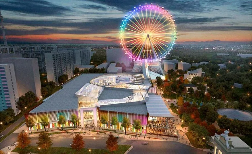 Теплоизоляция МФК аттракциона «Солнце Москвы»