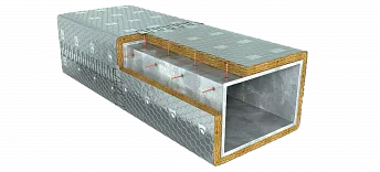 Огнезащита воздуховода с пределом огнестойкости 60-240 минут