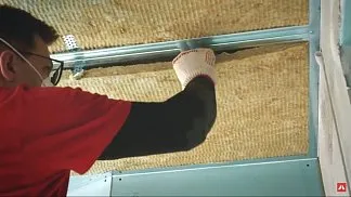 Звукоизоляция потолка с помощью Акустик УЛЬТРАТОНКИЙ