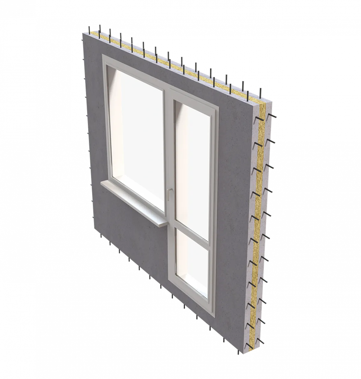 Утепление железобетонных панелей