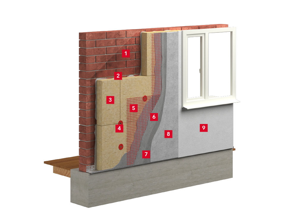 Штукатурный фасад с декоративной штукатуркой_1