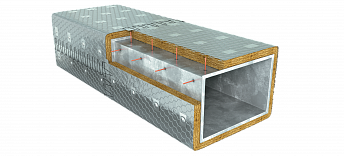 Огнезащита воздуховода с пределом огнестойкости 60-240 минут